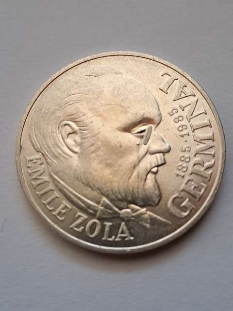 Francja 100 Franków E. Zola 1985 r Francja 100 Franków E. Zola 1985 r