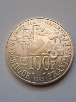 Francja 100 Franków E. Zola 1985 r