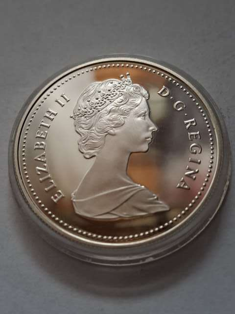 Kanada 1 Dolar Rzeka Mackenzie 1989 r Kanada 1 Dolar Rzeka Mackenzie 1989 r