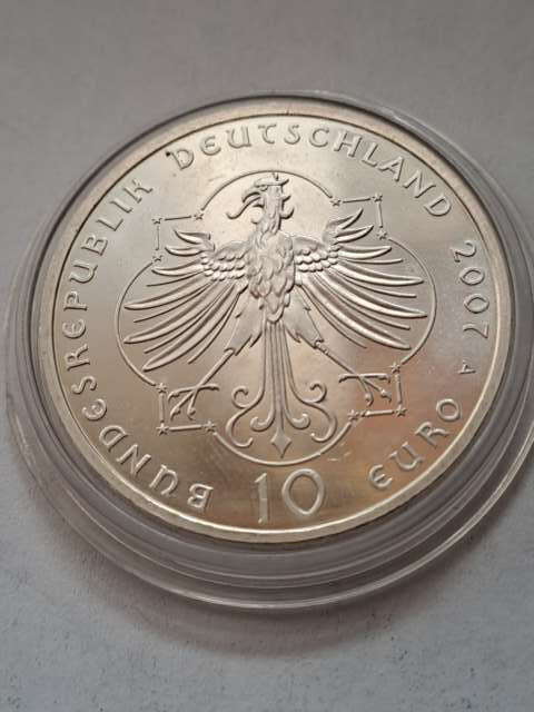 Niemcy 10 Euro Elżbieta z Turyngii 2007 r Niemcy 10 Euro Elżbieta z Turyngii 2007 r
