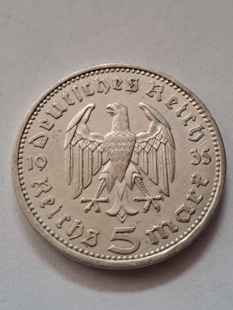 Niemcy 5 Marek Hindenburg 1935 r A Niemcy 5 Marek Hindenburg 1935 r A