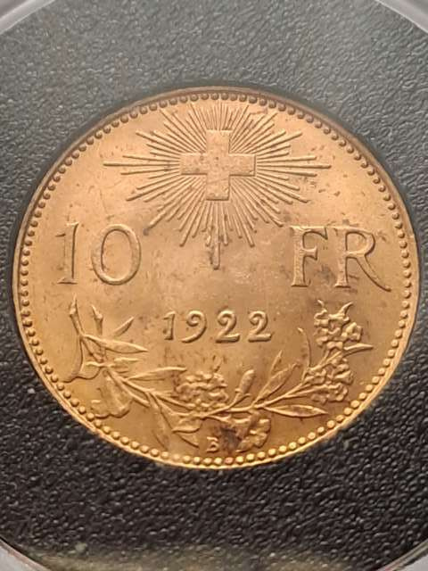 Szwajcaria 10 Franków Konfederacja 1922 r Szwajcaria 10 Franków Konfederacja 1922 r