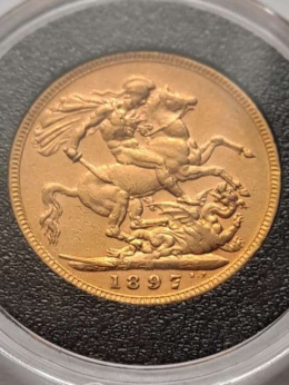 Wielka Brytania Suweren Victoria 1897 r