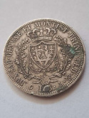 Sardynia 5 Lirów Karol Feliks 1827 r Sardynia 5 Lirów Karol Feliks 1827 r