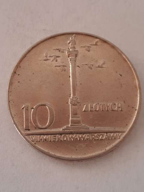 10 zł Kolumna Zygmunta Mała 1966 r
