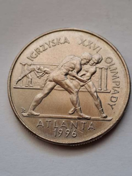 2 zł Atlanta Zapaśnicy 1995 r