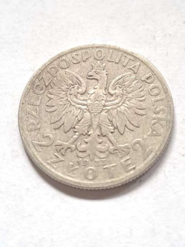 2 zł Głowa Kobiety 1933 r