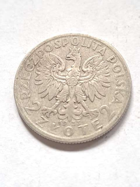 2 zł Głowa Kobiety 1933 r 2 zł Głowa Kobiety 1933 r