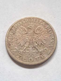 2 zł Głowa Kobiety 1933 r