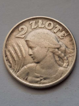 2 zł Żniwiarka 1924 r odwrotka