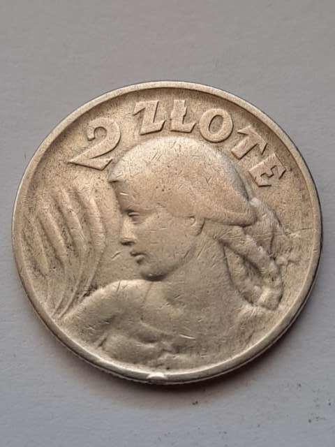 2 zł Żniwiarka 1924 r odwrotka 2 zł Żniwiarka 1924 r odwrotka
