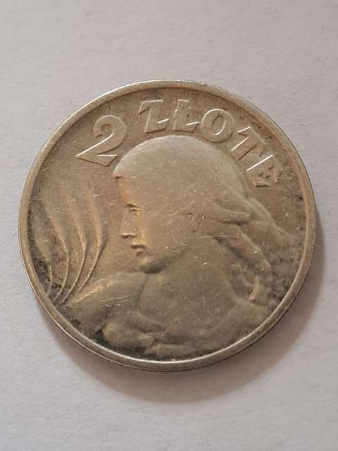 2 zł Żniwiarka 1924 r odwrotka