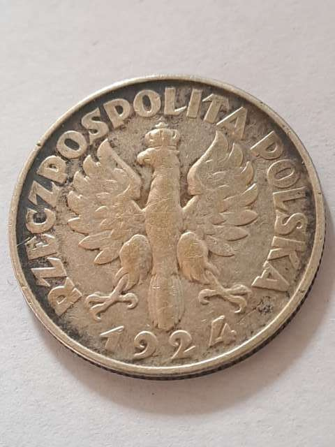 2 zł Żniwiarka 1924 r odwrotka 2 zł Żniwiarka 1924 r odwrotka
