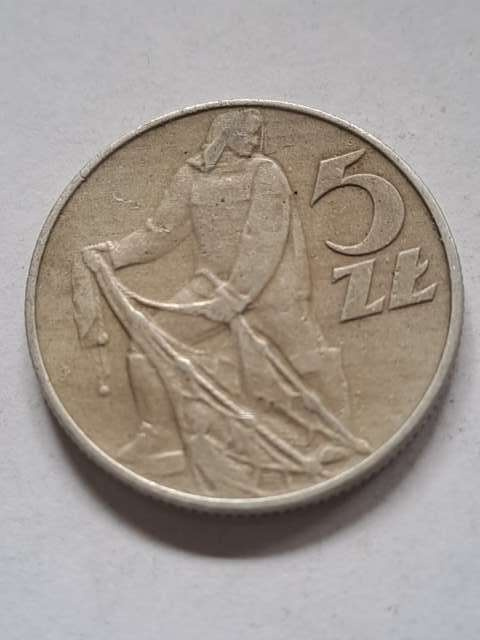 5 zł Rybak 1974 r 5 zł Rybak 1974 r