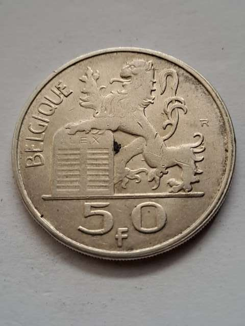 Belgia 50 Franków Baldwin I 1949 r Belgia 50 Franków Baldwin I 1949 r