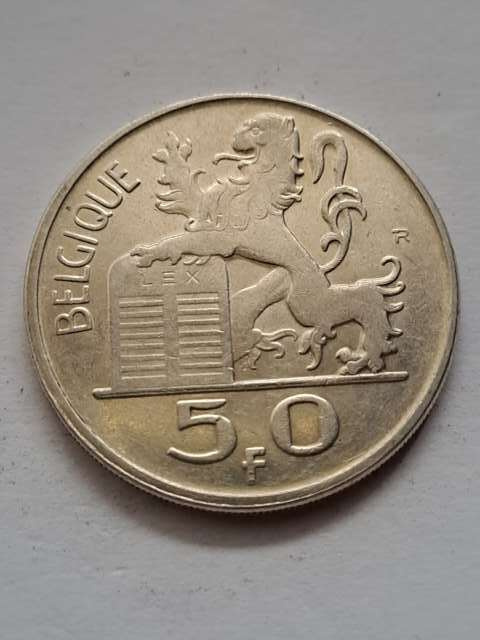 Belgia 50 Franków Baldwin I 1951 r Belgia 50 Franków Baldwin I 1951 r
