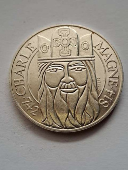 Francja 100 Franków Karol Wielki 1990 r