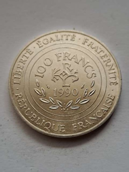 Francja 100 Franków Karol Wielki 1990 r
