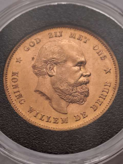 Holandia 10 Guldenów Willem 1877 r Holandia 10 Guldenów Willem 1877 r