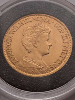 Holandia 10 Guldenów Wilhelmina 1913 r