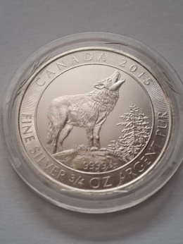 Kanada 2 Dolary Wilk 2015 r
