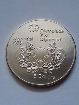 Kanada 5 Dolarów Olimpiada Montreal 1974 r