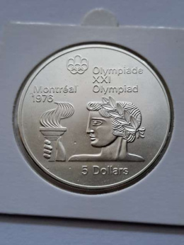 Kanada 5 Dolarów Olimpiada Montreal 1976 r
