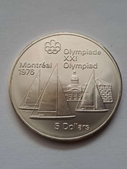 Kanada 5 Dolarów Olimpiada Montreal 1975 r