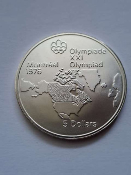 Kanada 5 Dolarów Olimpiada Montreal 1973 r
