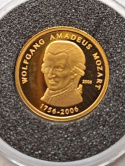 Togo 1500 franków Wolfgang Amadeus Mozart 2006 r Togo 1500 franków Wolfgang Amadeus Mozart 2006 r