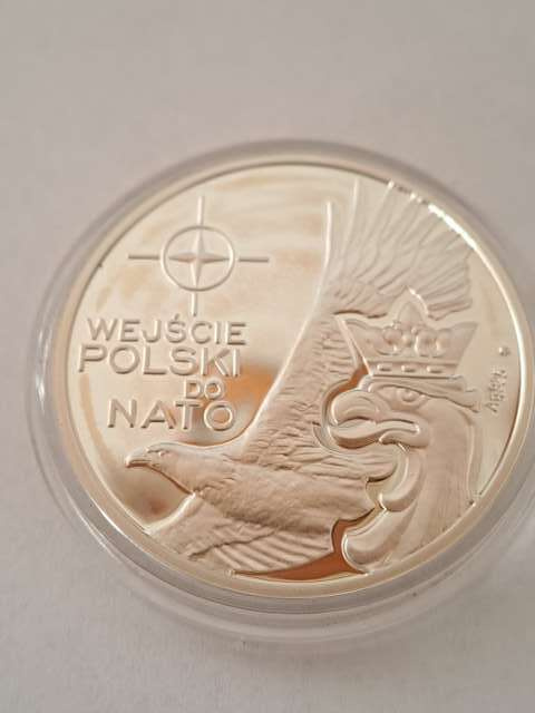 Medal Wejście Polski do NATO 1999 r Medal Wejście Polski do NATO 1999 r