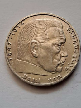 Niemcy 2 Marki Hindenburg 1939 r A