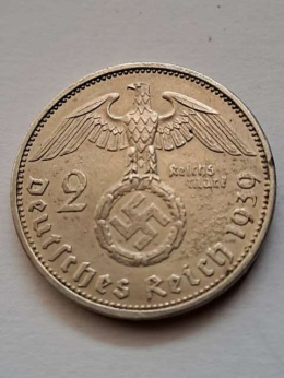 Niemcy 2 Marki Hindenburg 1939 r A