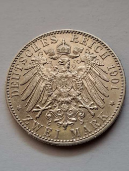 Niemcy 2 Marki Prusy 1901 r