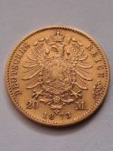 Niemcy 20 Marek Wuerttemberg 1873 r Niemcy 20 Marek Wuerttemberg 1873 r