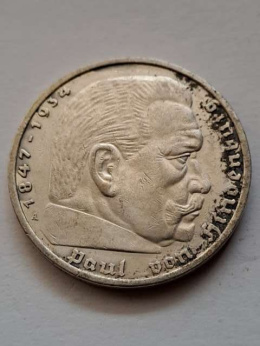 Niemcy 5 Marek Hindenburg 1935 r A