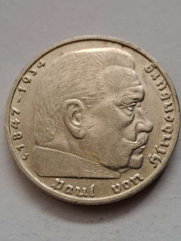 Niemcy 5 Marek Hindenburg 1937 r J
