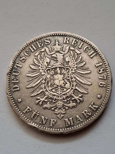 Niemcy 5 Marek Prusy 1876 r Niemcy 5 Marek Prusy 1876 r