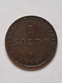 Państwo Kościelne 1 Soldo 1867 r Państwo Kościelne 1 Soldo 1867 r