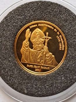 Kongo 20 franków Jan Paweł II 2003 r