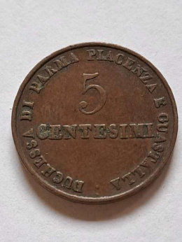 Włochy 5 Centesimi Maria Luigia 1830 r