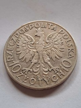 10 zł Głowa Kobiety 1932 r bez znaku