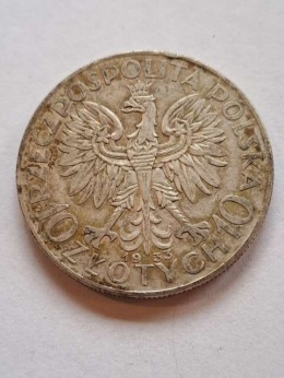 10 zł Głowa Kobiety 1933 r