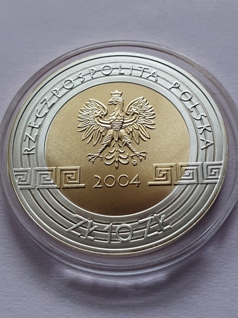 10 zł Igrzyska XXVIII Ateny 2004 r 10 zł Igrzyska XXVIII Ateny 2004 r