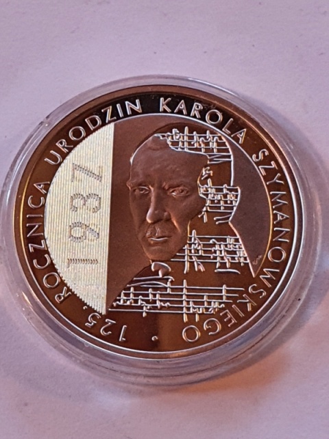 10 zł Karol Szymanowski 2007 r 10 zł Karol Szymanowski 2007 r