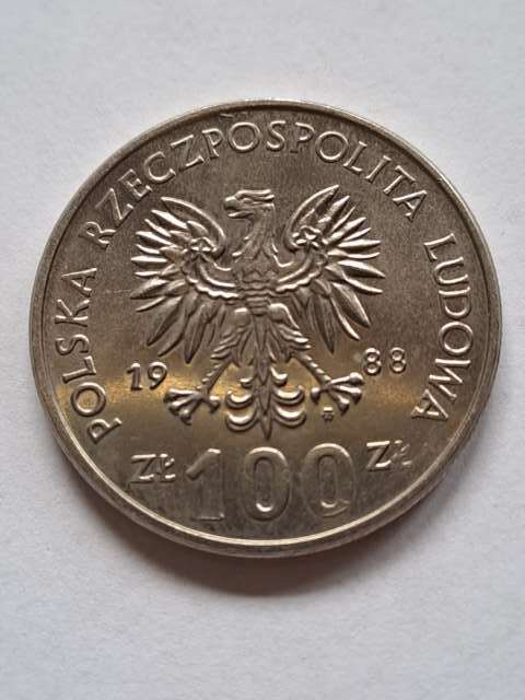 100 zł Jadwiga 1988 r 100 zł Jadwiga 1988 r