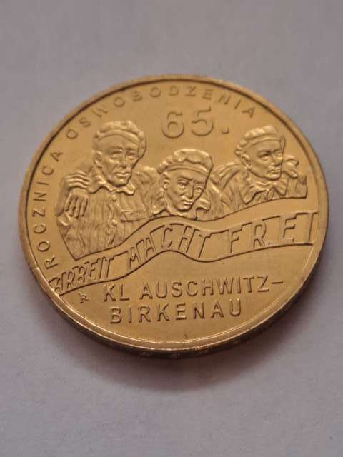 2 zł Auschwitz Birkenau 2010 r 2 zł Auschwitz Birkenau 2010 r