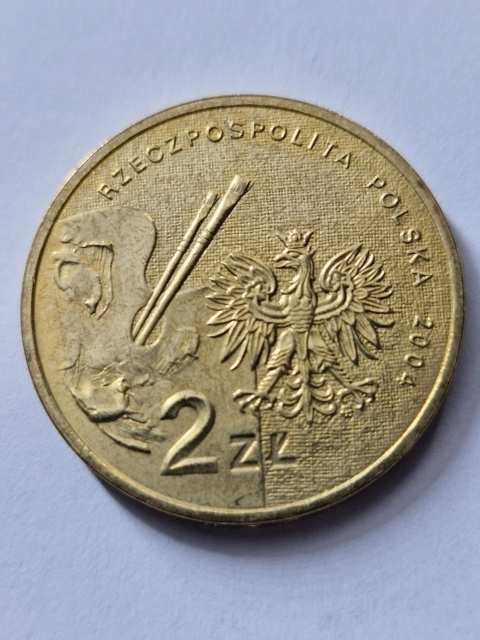 2 zł Stanisław Wyspiański 2004 r 2 zł Stanisław Wyspiański 2004 r