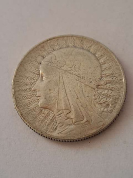 5 zł Głowa Kobiety 1933 r