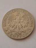 5 zł Głowa Kobiety 1933 r 5 zł Głowa Kobiety 1933 r